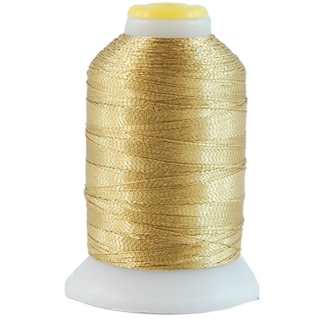 Threadart Metallic Embroidery Thread | 500 Meter Cones (550 Yards) | 20 Brilliant Shiny Colors | For Machine Embroidery